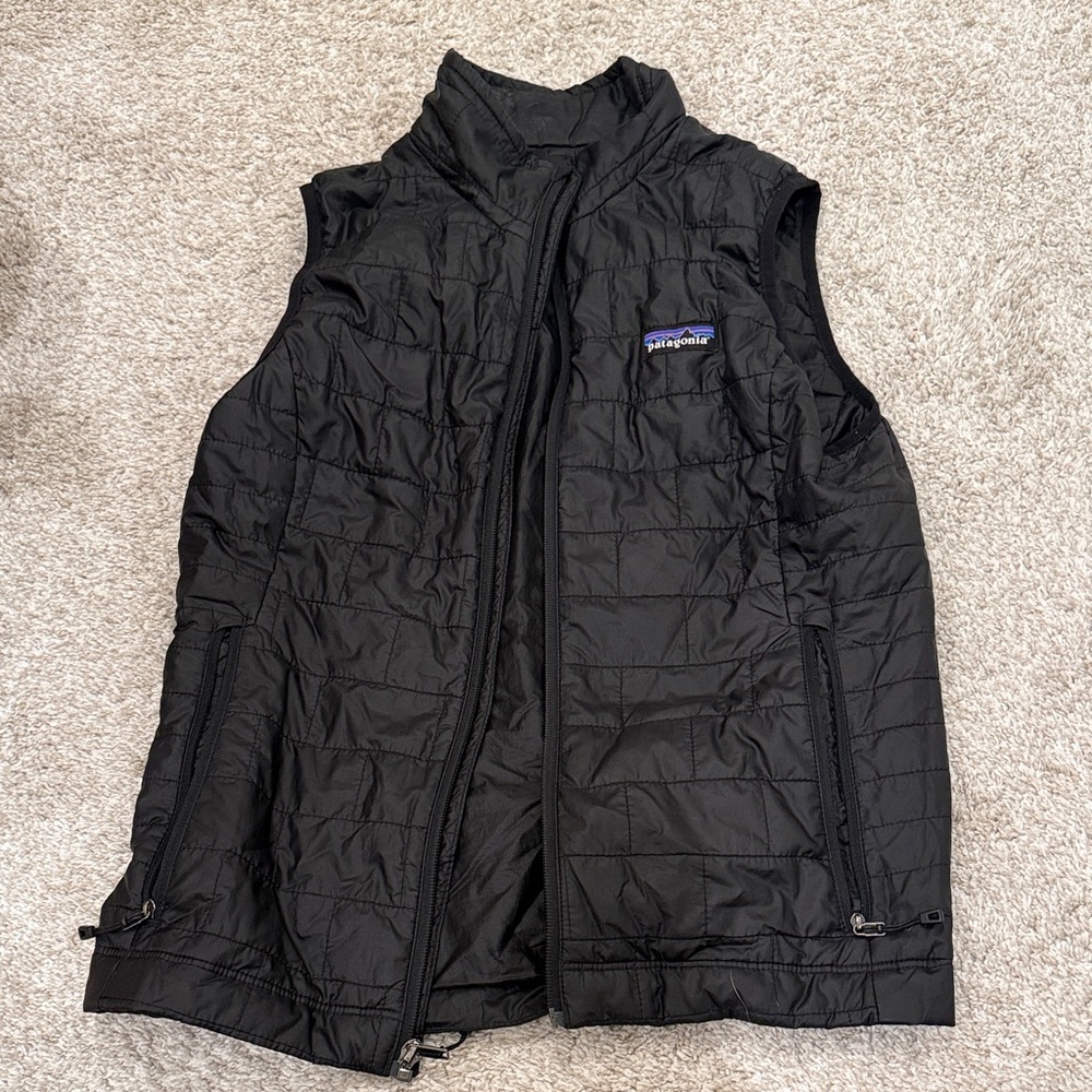 Nano Puff Patagonia Black Quilted Vest